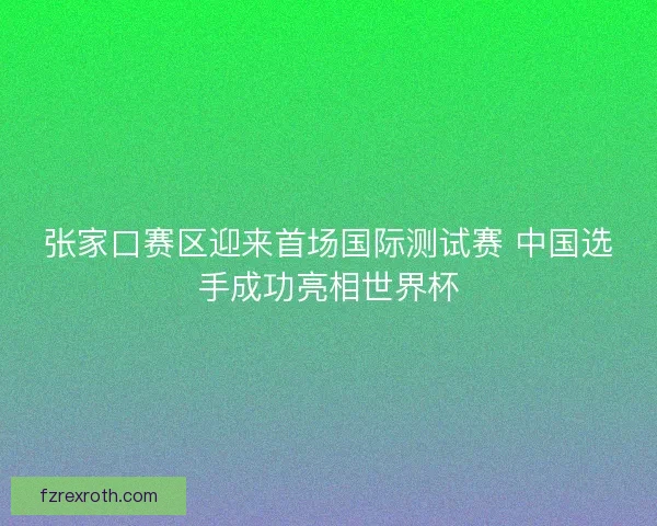 张家口赛区迎来首场国际测试赛 中国选手成功亮相世界杯